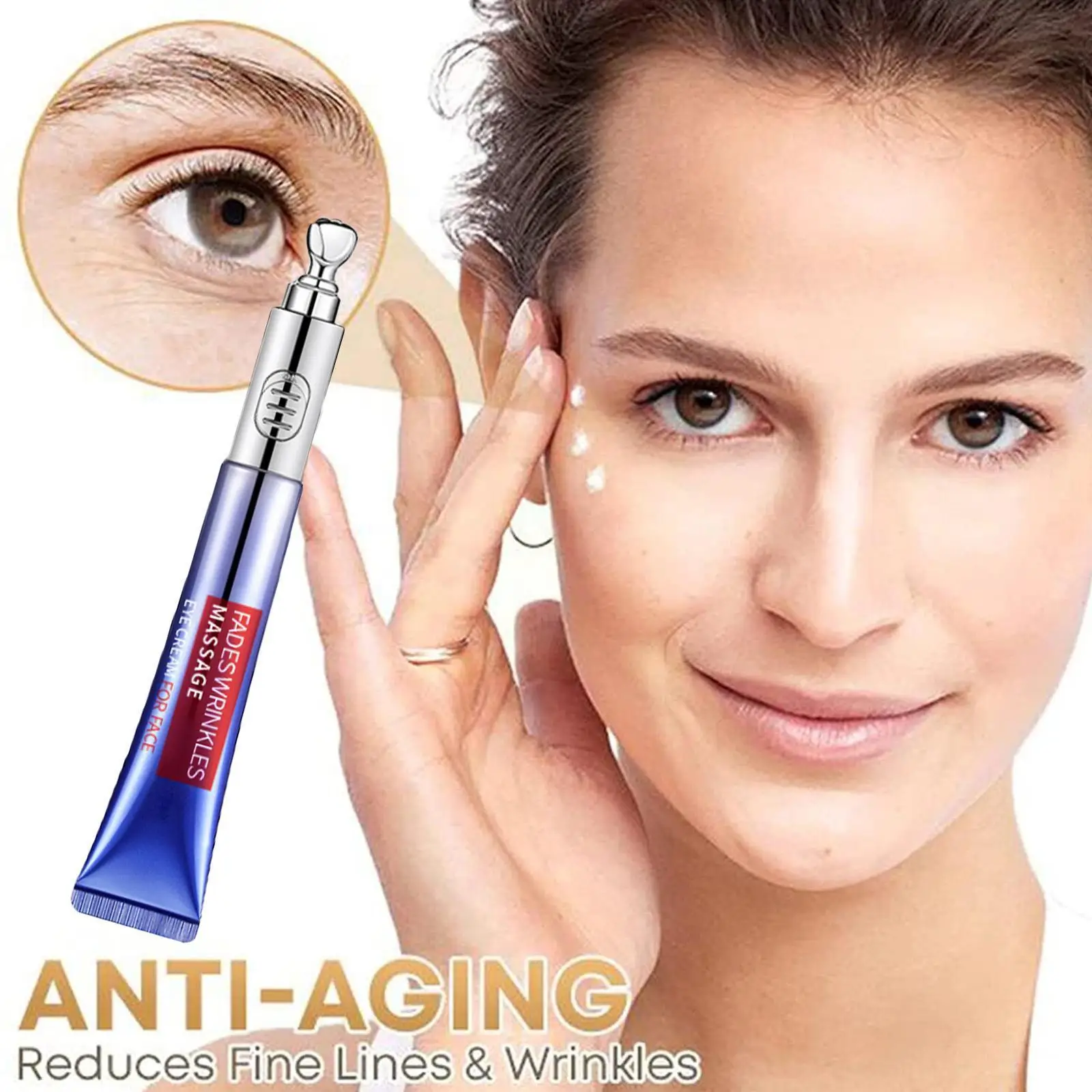 

Electric Caviar Eye Cream Dark Circles Remove Anti Wrinkle Eye Cream For Eye Bags Under Eye Moisturize Massage Eye Cream New