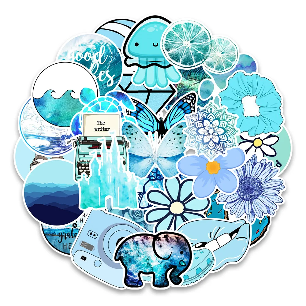 

10/30/50 шт., водонепроницаемые наклейки для компьютера