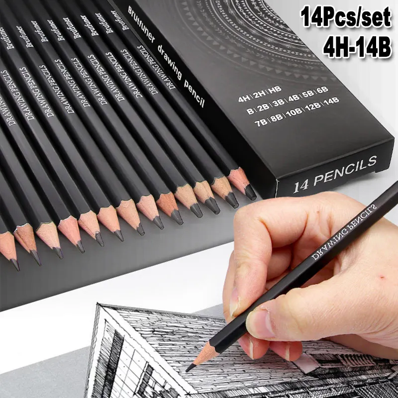 5h 4h 3h 2h Hb B 2b 3b 4b 5b 6b 8b 10b 12b 14b Graphite Core Lead