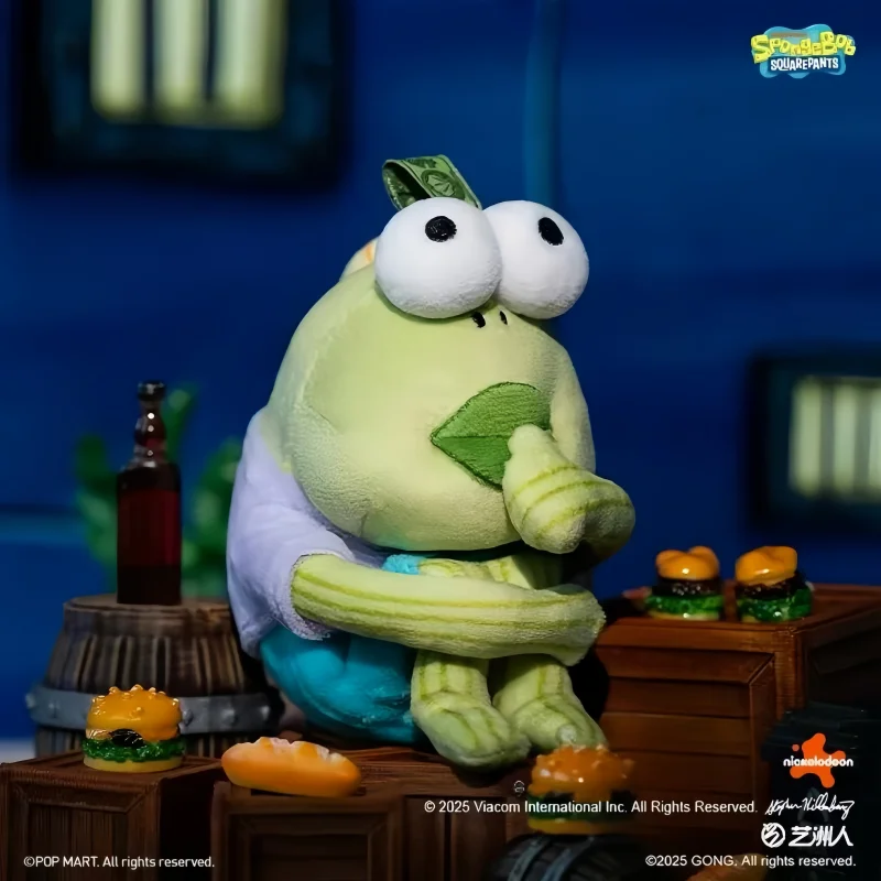 Фото Горячая распродажа: POP MART Bikini Bottom Buddies — причудливые игрушки-сюрпризы в закрытых коробках, милые аниме-фигурки, подарочные наборы-сюрпризы, таинственные коробки-сюрпризы №3