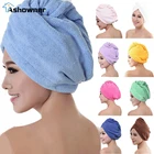 Полотенце для плавания, быстросохнущая шапка для волос, абсорбирующее полотенце шапка-тюрбан, мягкая шапка для душа, полотенце для йоги, спортивная повязка на голову, инструмент для купания