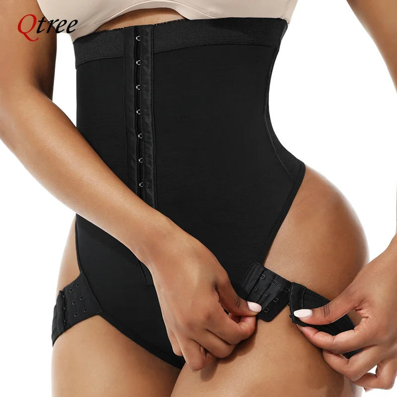 Waist Trainer Women Butt Lifter Body Shaper Shapewear Fajas Colombianas Tummy Control Corset Push Up Panties Hip Enhancer Hooks
