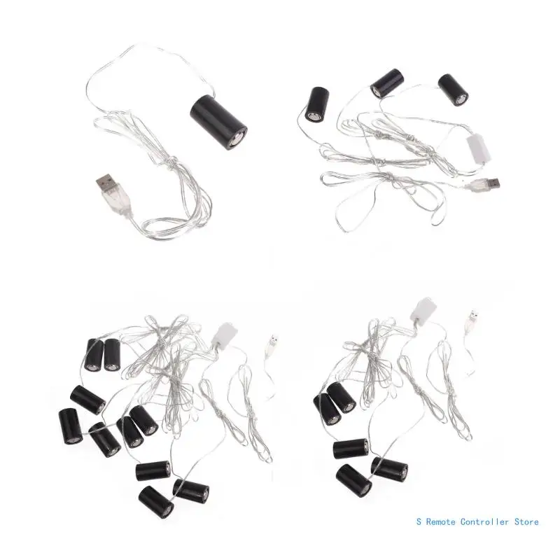 

BX0E 1Set LR14 C Battery Eliminators Cable Wire USB 4.5V 3V Power Supply Cord Line