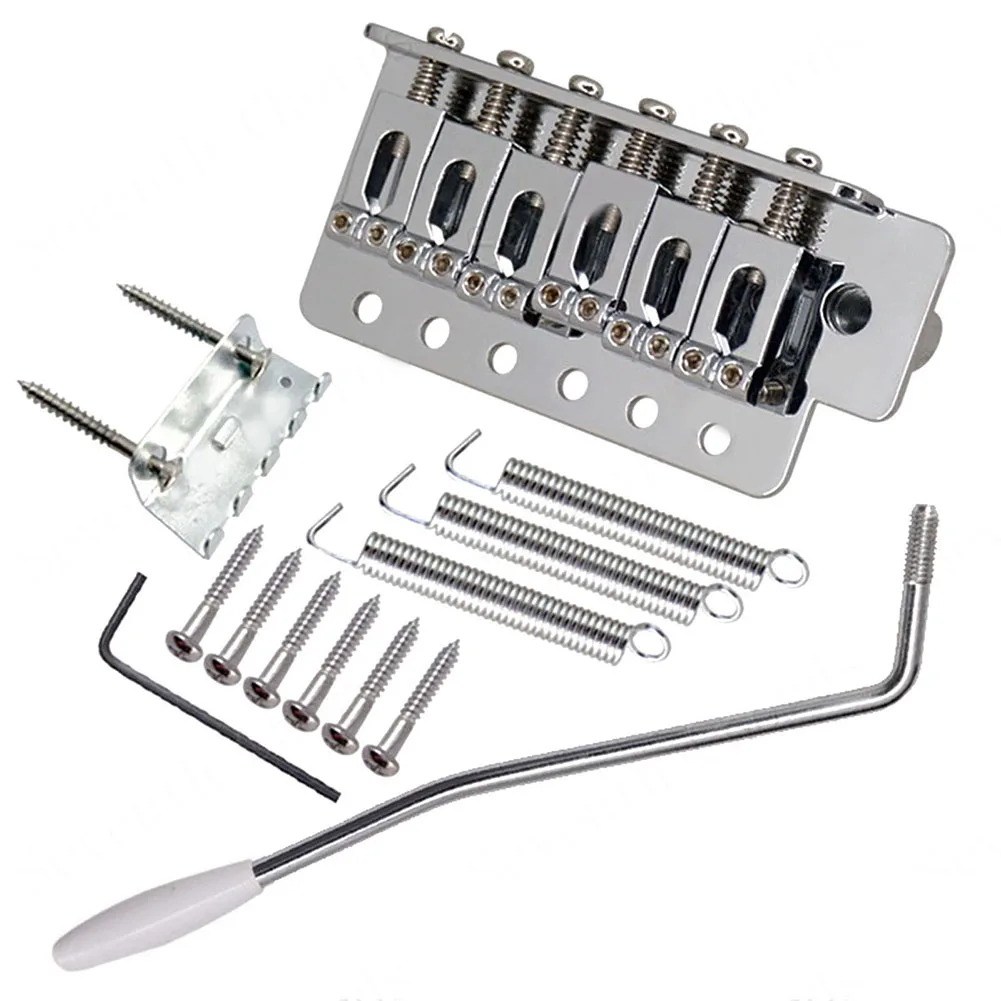 

Tremolo Bridge Strings Zinc Alloy 13*5*2cm Guitar Bridge Saddle Tremolo Bridge For SQ ST Electric Guitar Accessories
