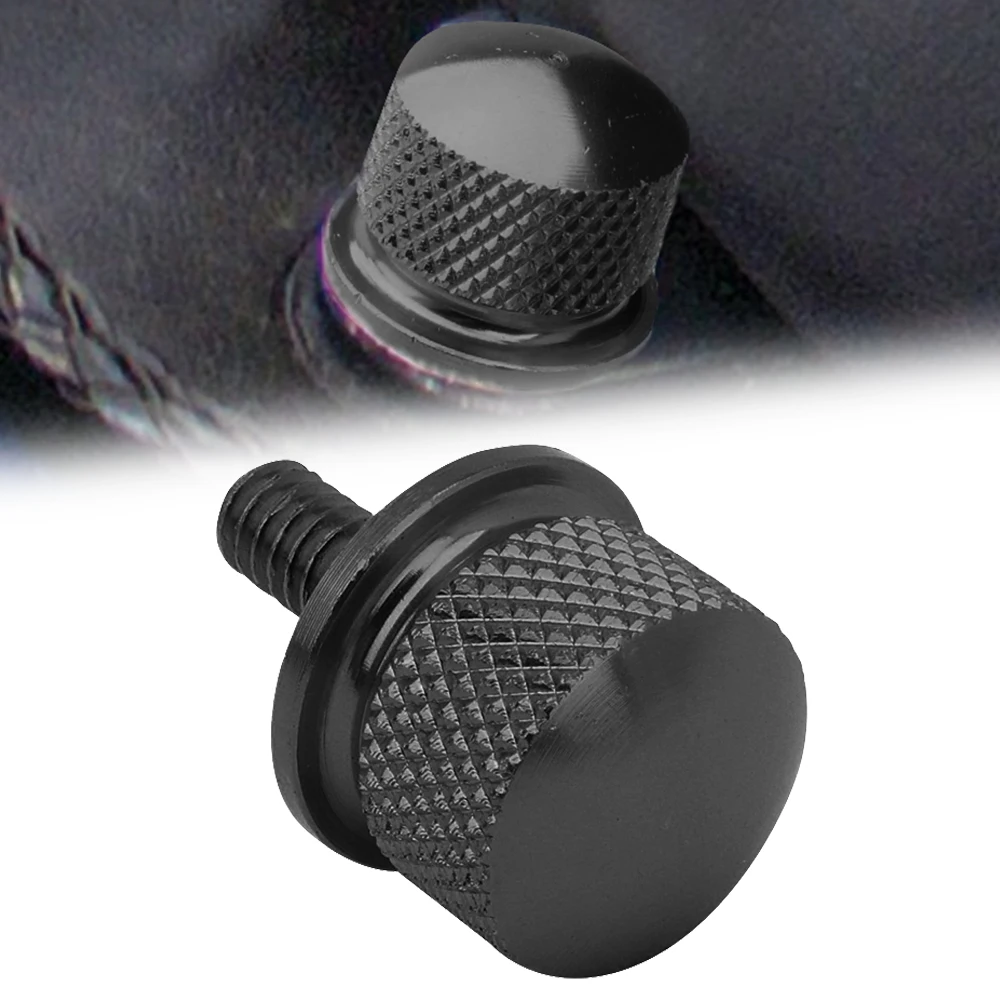 

Аксессуары для мотоциклов, болт заднего сиденья с ЧПУ, черный винт крыла для Harley Touring Road King Street Glide Softail Dyna CVO