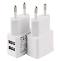 5v 2 0a plug dual double usb universal mobile phone charger wall ac power charger home or travel for iphone xs xr xsmax ipad
