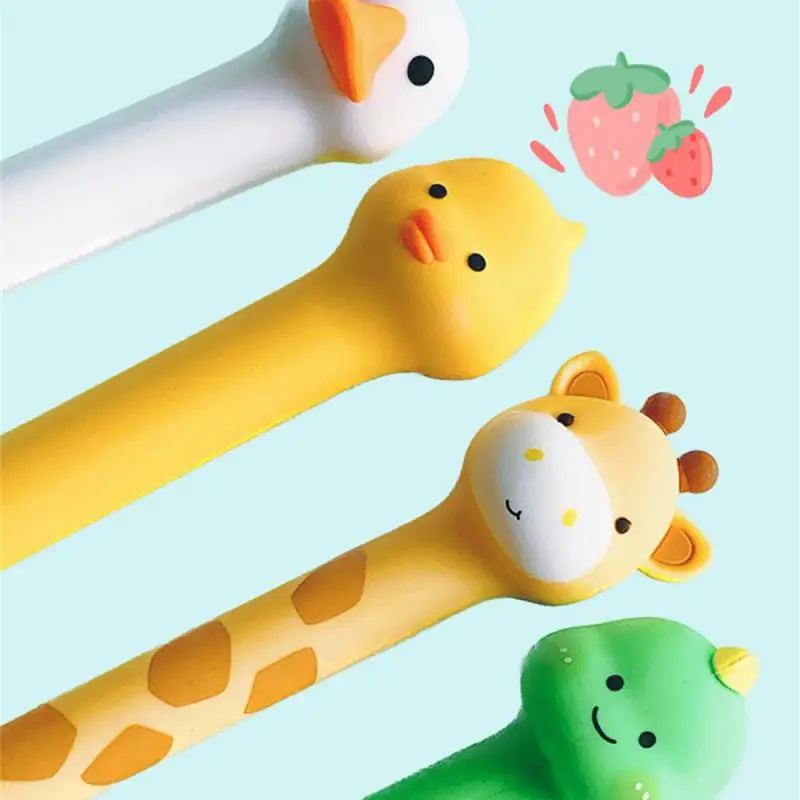 Черные ручки сменным стержнем для подписи креативный мультяшный милый жираф