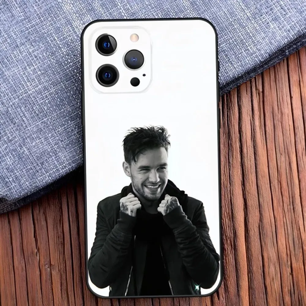 Чехол для телефона Singer L-Liam P-Payne iPhone 16 15 14 13 12 11 Pro X XS Max XR Plus Mini Soft Black Cover