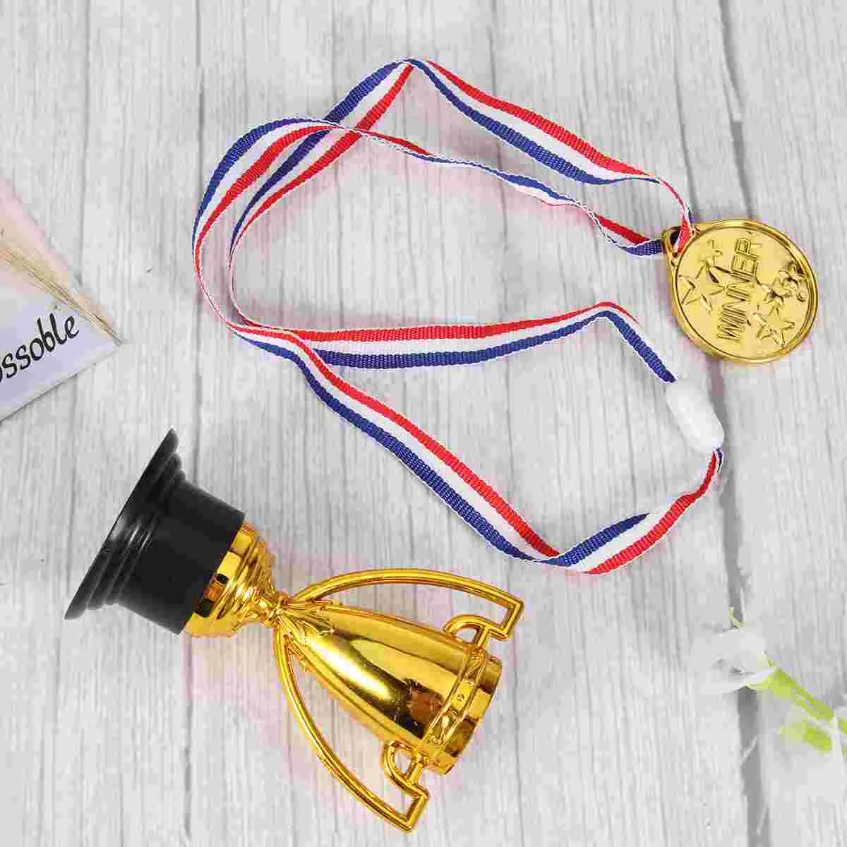 

Trophy Trophies Cupkids Medals Awards Award Mini Goldtrophys Soccertoy Winner Prize Small Adults World Medalfunny Party
