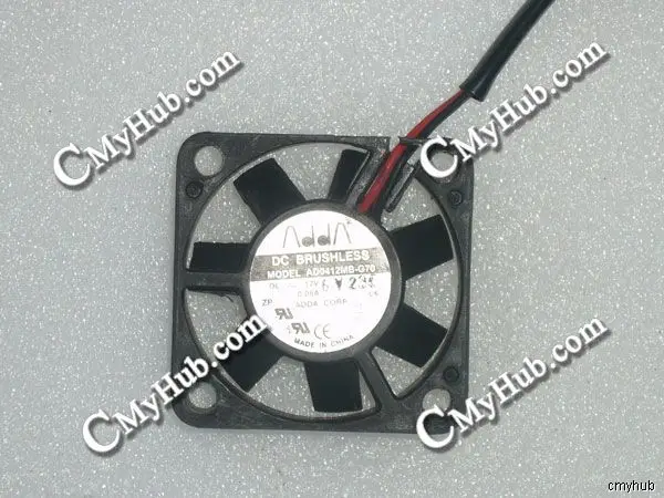 Для ADDA Φ DC12V 0.08A 4010 4 см 40 мм 40x40x10 2-контактный охлаждающий вентилятор