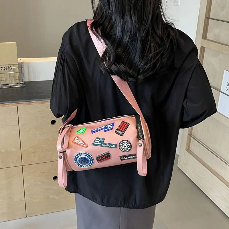 Продвинутый Новый стиль пакет универсальный модный значок на одно плечо