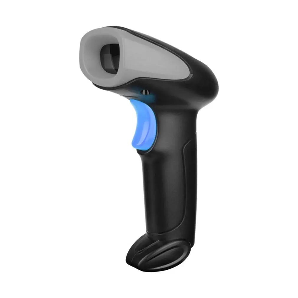 

Handheld Barcode Scanner With USB Precision Scanning Head High Rebound Button Two Prompts Non-slip Foot Pad Wired Barcode Reader