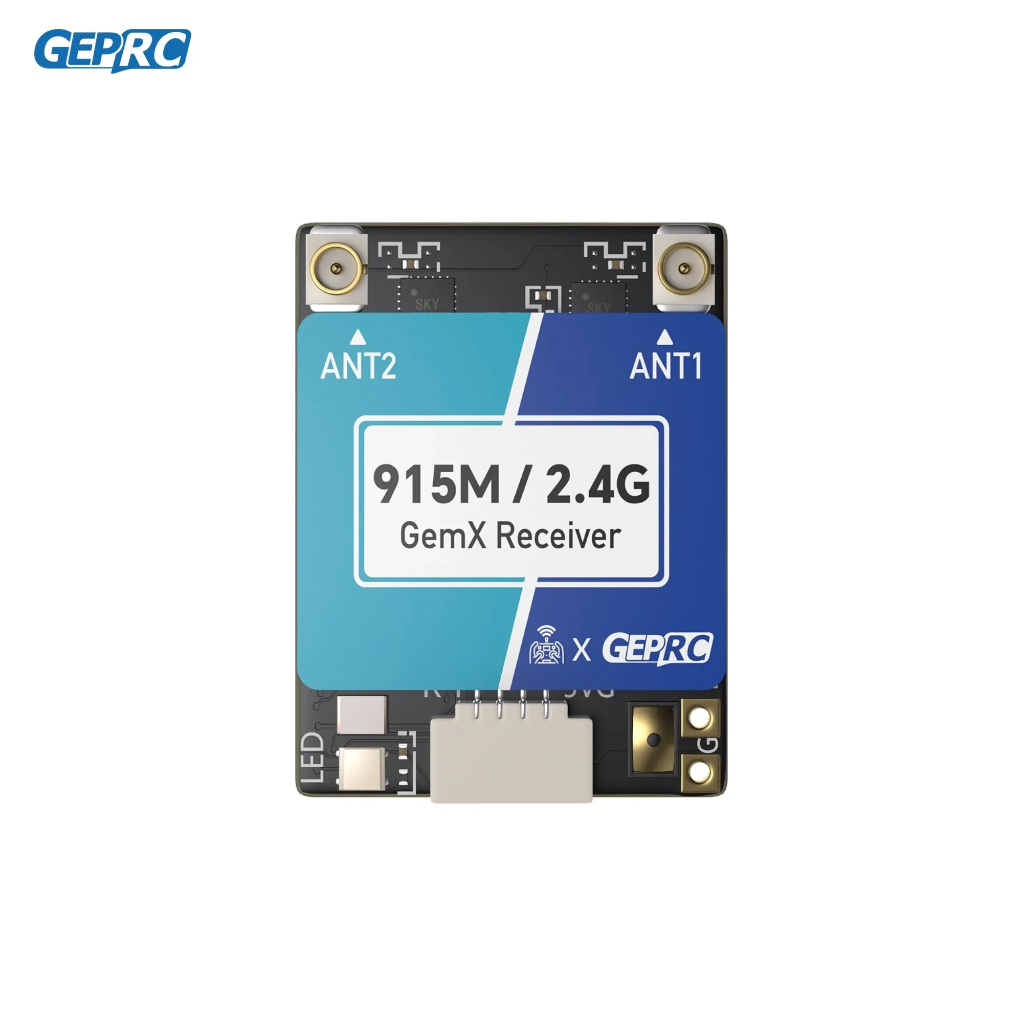 GEPRC ELRS 915M/2 4G Gemini Xrossband приемник TX модуль двойной RF чип 1000 Гц DIY FPV квадрокоптер
