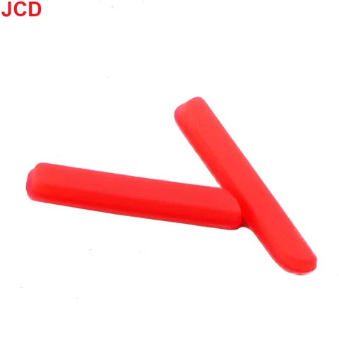 JCD 2 комплекта замены для консоли 3DS, верхняя часть ЖК-экрана, передняя резиновая крышка на ножках, нижняя кнопка, задняя крышка, резиновая
