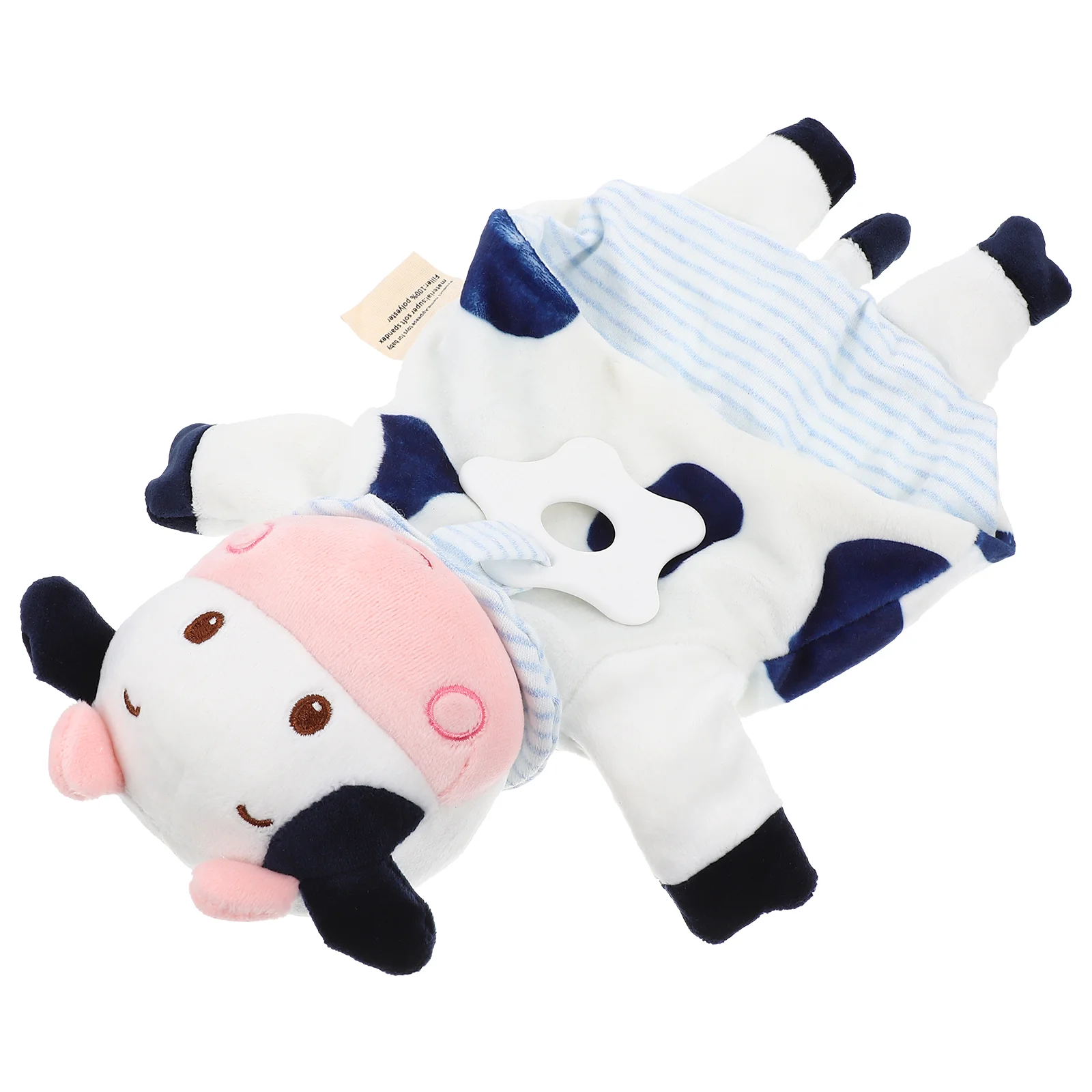 

Baby Soothing Cow Doll Cartoon Cow Design Soothing Hand Puppet Appease Towel