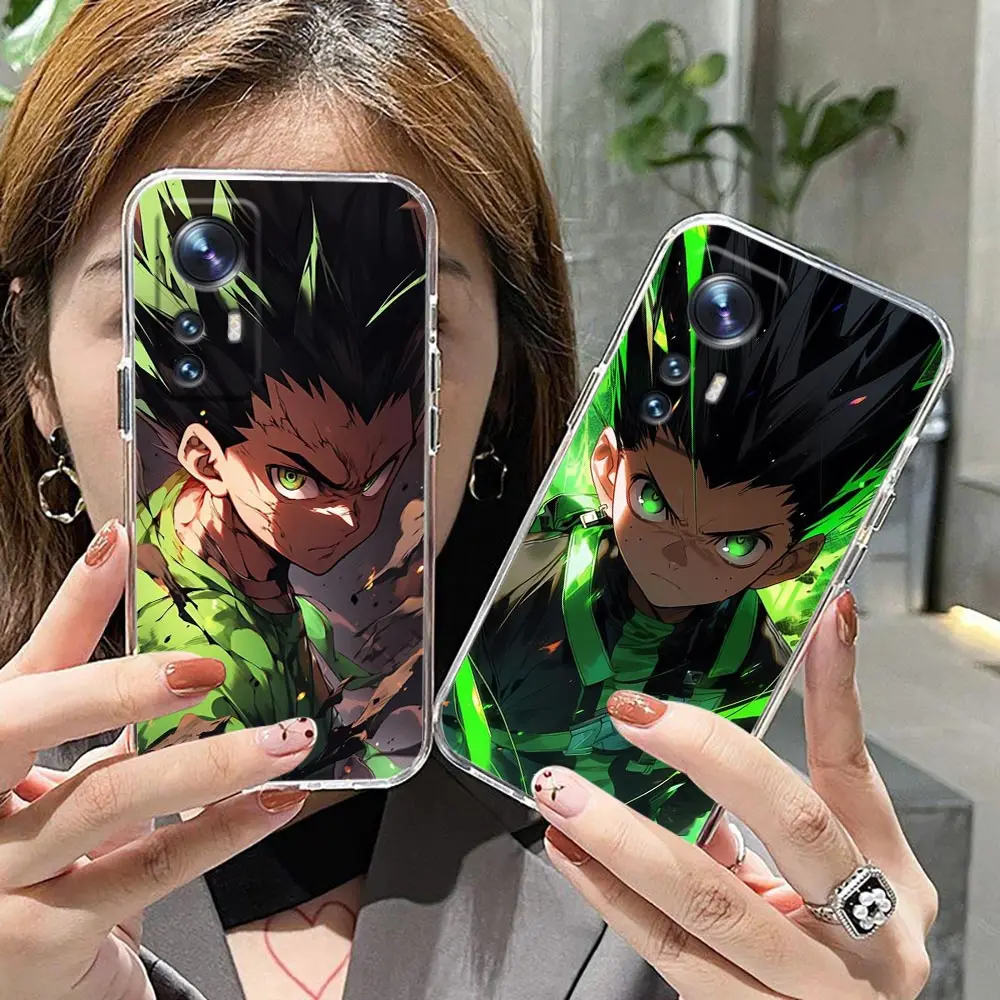 

Clear Phone Case For Xiaomi 13 12 12X 11 11T 10 10S 9SE 9 8 6X 6 Transparent Soft Case Funda Shell Hunter X Hunter Killua Gon