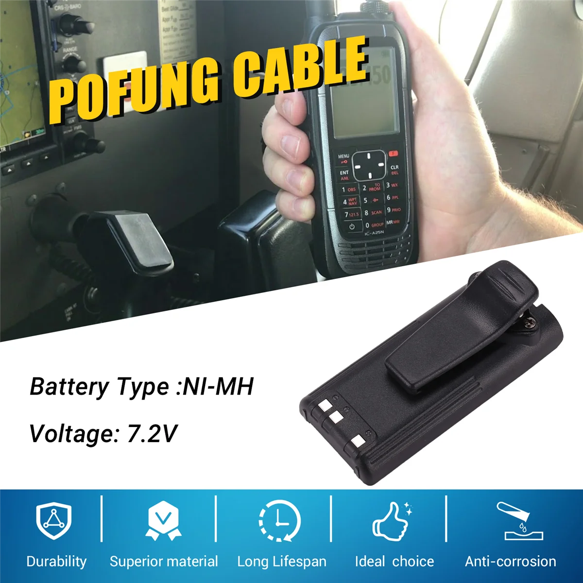 Bp210 Bp-210N Bp-209 1800 мАч Ni-радио аккумулятор для Icom Ic-V8 Ic-V82 Ic-A24 Ic-A6 Ic-F3G Ic-F30 Ic-F40 Ic-F11 Ic-F22 Ic-F4G