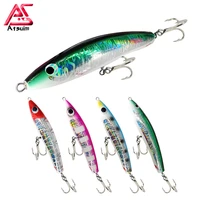as lure fishing swim trolling stickbait topwater 65g120g wooden gt tuna pencil artificial floating long casting wobblers