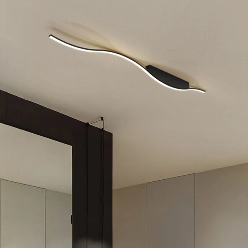 

Nordic light luxury creative minimalist long corridor aisle balcony ceiling lamp simple modern LED restaurant lamp