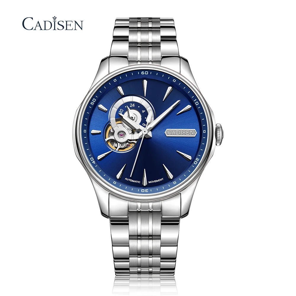 

CADISEN Watch Men Mechanical Automatic Wrist Watches Japan NH39A Brand Luxury Skeleton Tourbillon Watch Clock Relogio Masculino