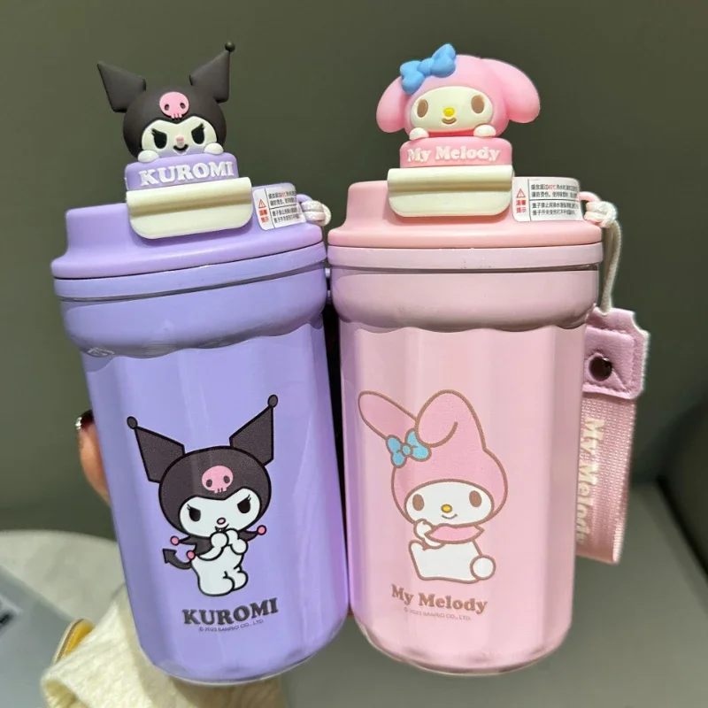 Термос Sanrio Kuromi чашка для кофе с приятным внешним видом простые прямые удобные