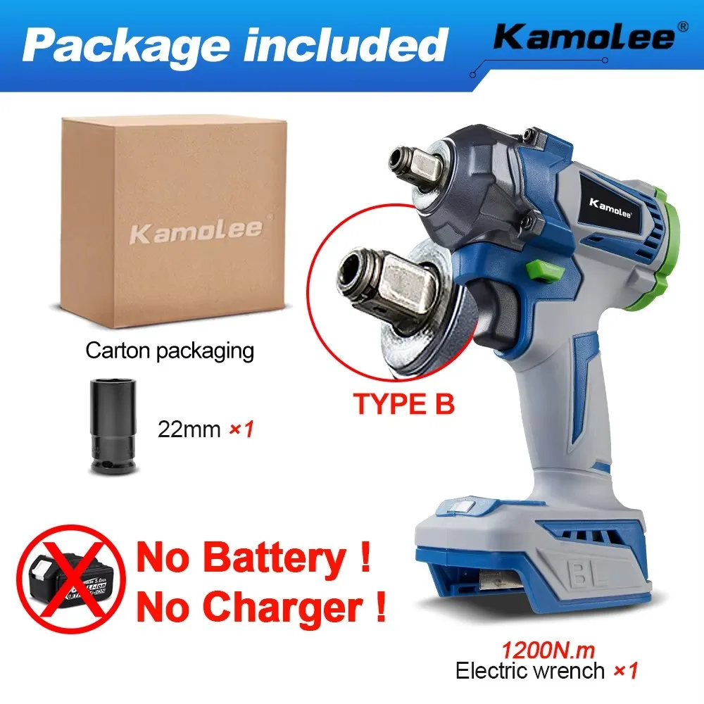 

Kamolee Ударный гайковерт 1200Nm