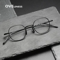 pure titanium glasses frame for men 2022 new retro round prescription eyeglasses frames women vintage optical spectacles eyewear