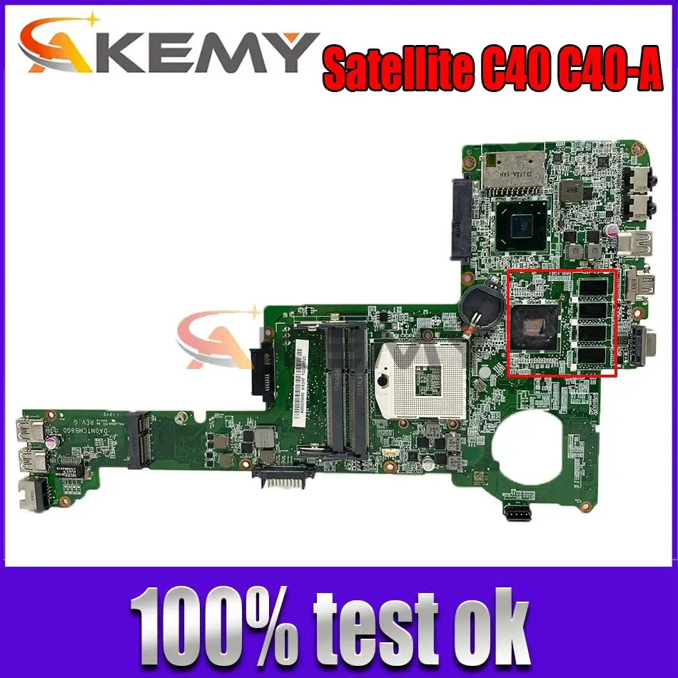 

Laptop Motherboard For TOSHIBA Satellite C40 C40-A C45 C45-A Notebook Mainboard A000239480 DA0MTCMB8G0 N14M-GL-S-A2 SLJ8E DDR3