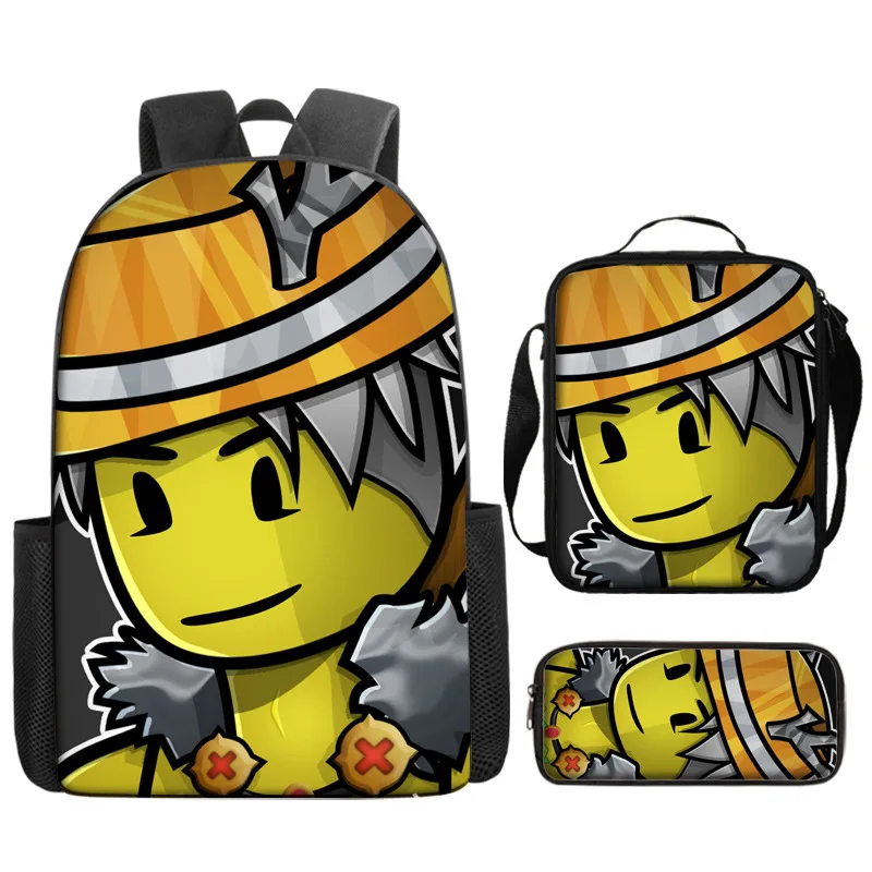 

Three-piece Suit Dream World Game Surrounding Students and Children Zipper Bag Roblox Backpack Shoulder Bag Pencil Case Gift