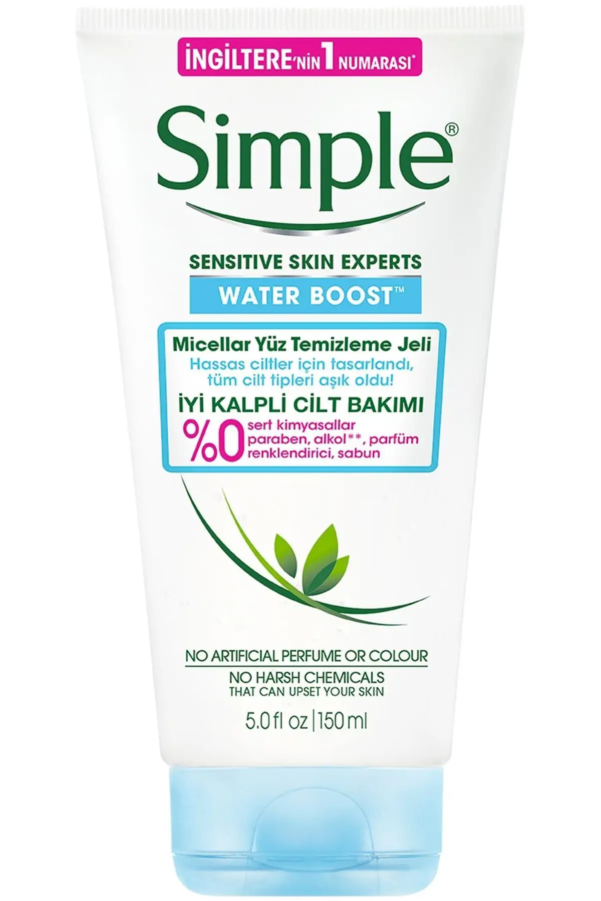 

Brand: Simple Water Boost Micellar Face Cleansing Gel 150 ml Category: Facial Cleanser