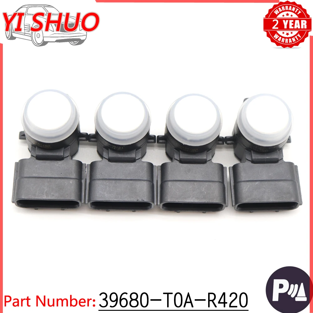 

Автомобильный белый ультразвуковой PDC датчик парковки для бампера заднего хода для Honda Accord 2016 2017 2018 39680-T0A-R420