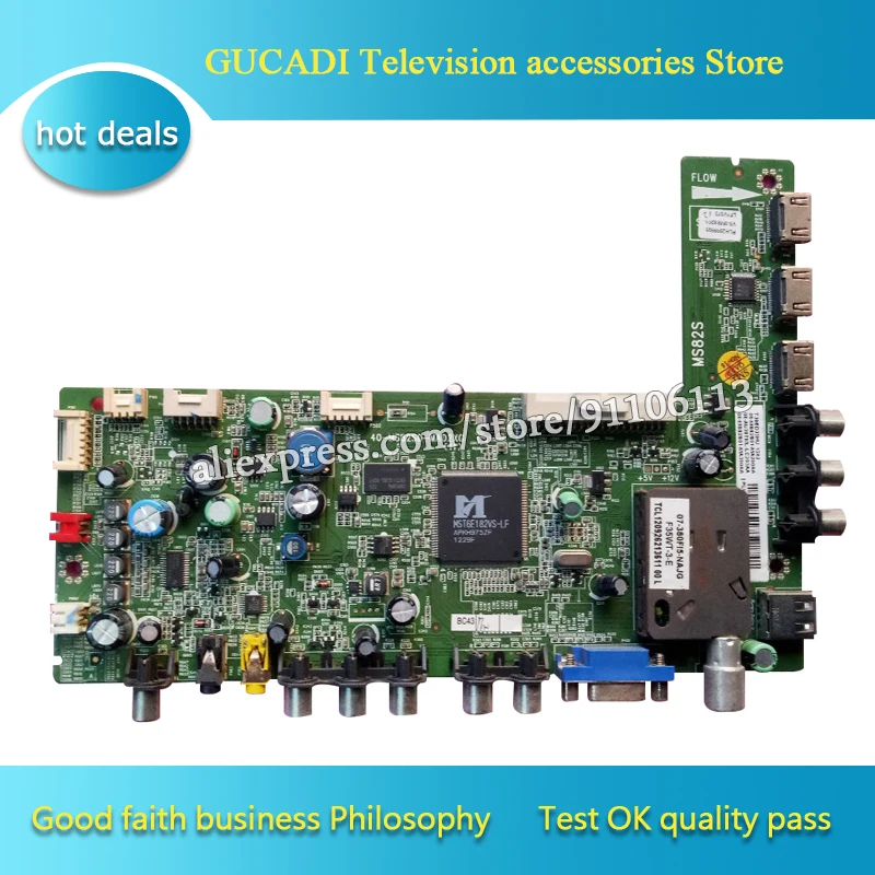 Материнская плата для L32F3300 40-MS82S0-MAD2XG 08-MS82S07-MA200AA хорошо работает - купить по