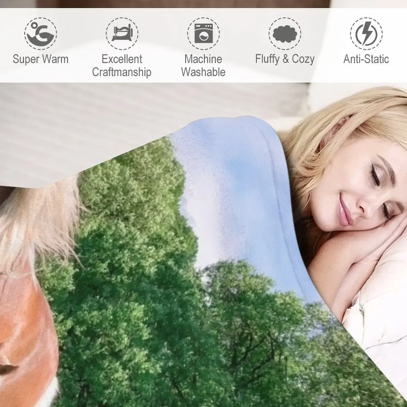 Одеяло с изображением лошадей декоративное одеяло из фланелевой ткани для