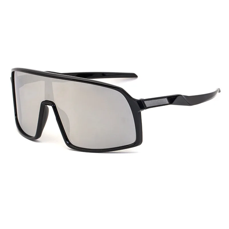 

Sport sunglasses woman trendy fashion cycling riding outdoor Europe and America man ski shield big size frame glasses TAORED