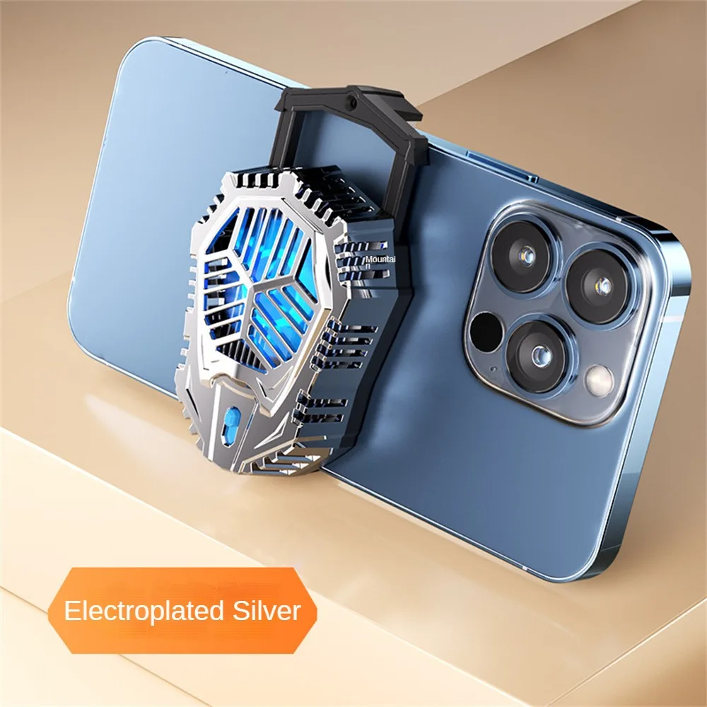 

2a Adjustable Mobile Phone Radiator Magnetic Mini Phone Cooling Fan Heat Dissipation Portable Semiconductor Consumer Electronics