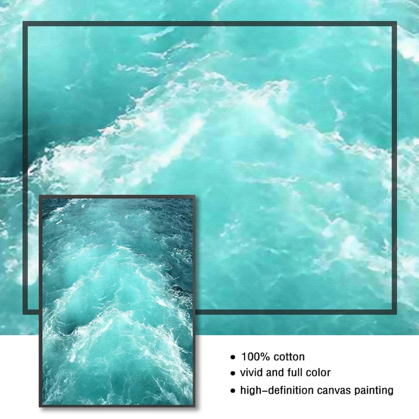 Художественный плакат декор гостиной морские птицы синее море и небо