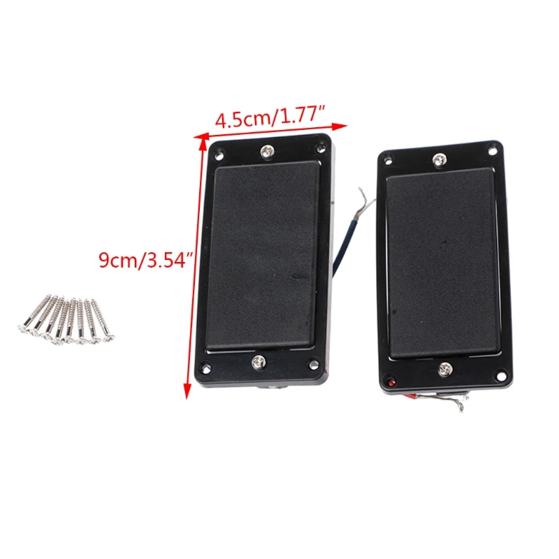 Гитарный звукосниматель Humbucker Neck Bridge с рамкой для Black 6String