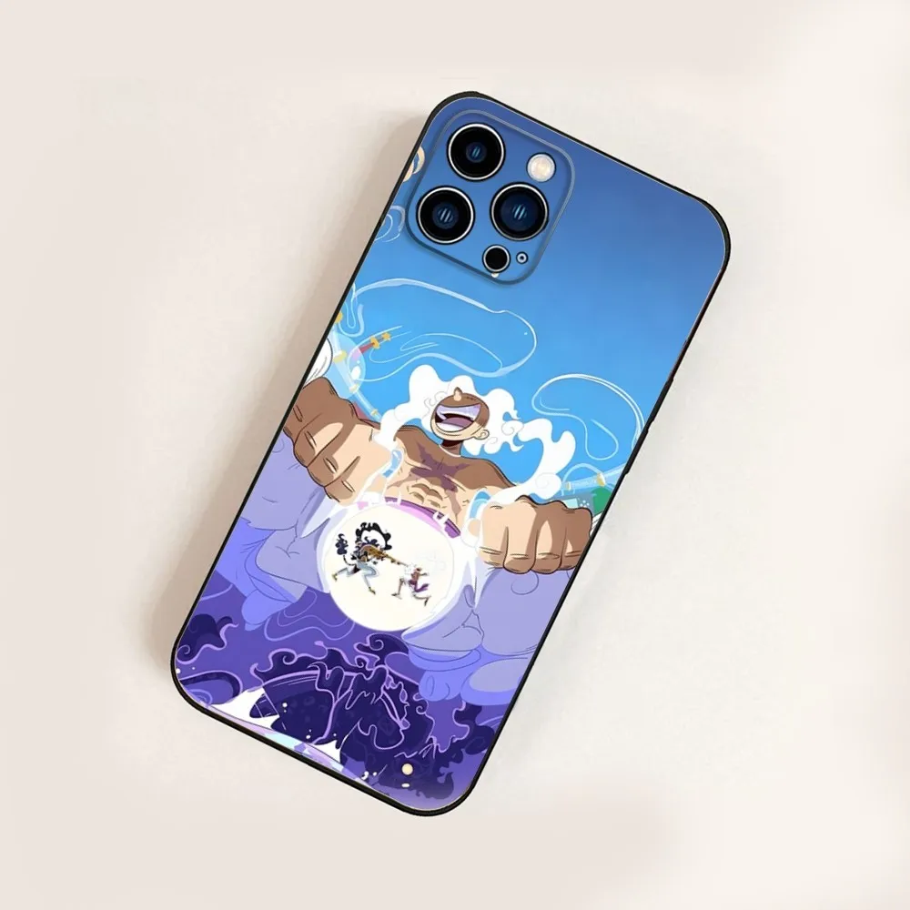 Чехол для телефона L-Luffy Gear 5 O-One-P-Piece iPhone 16 15 14 13 12 Mini 11 Pro XR X XS MAX 7 8 Plus силиконовый