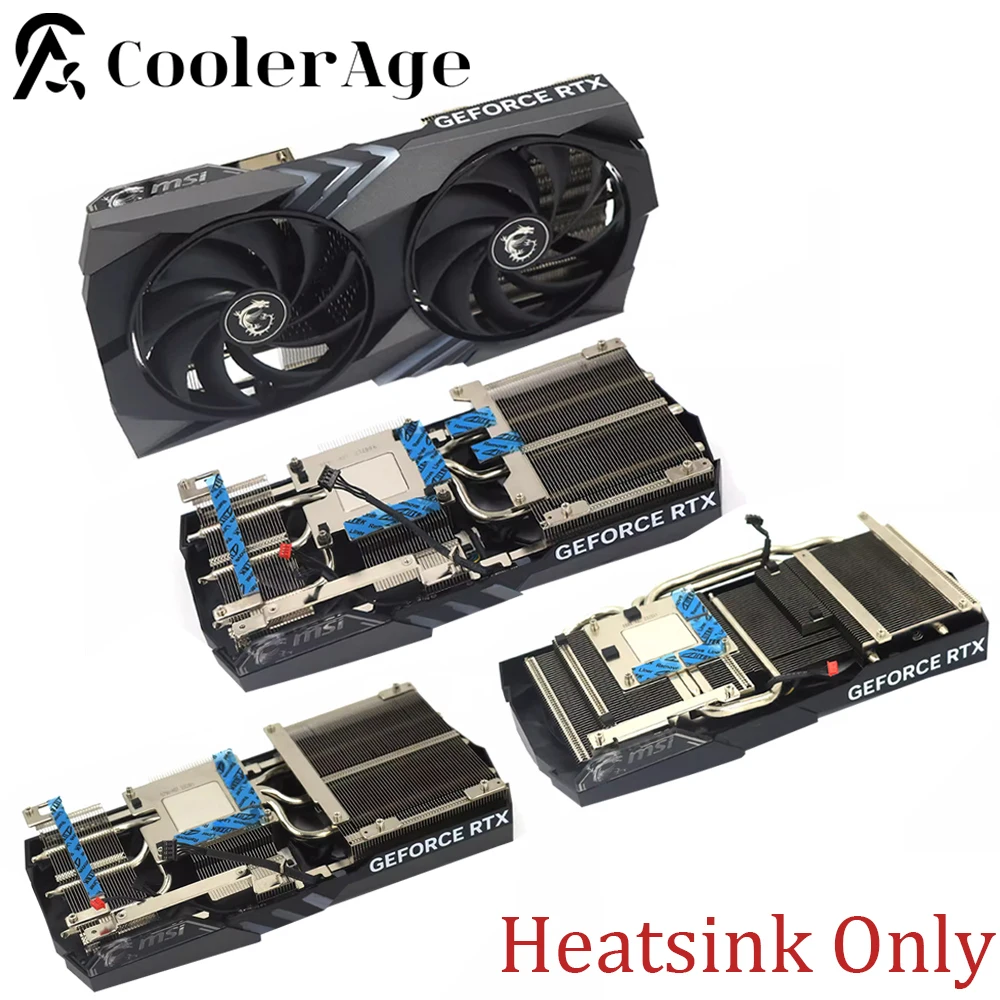 Оригинальный радиатор для видеокарты F или MSI GeForce RTX 4060 4060Ti Gaming X RTX4060 RTX4060Ti
