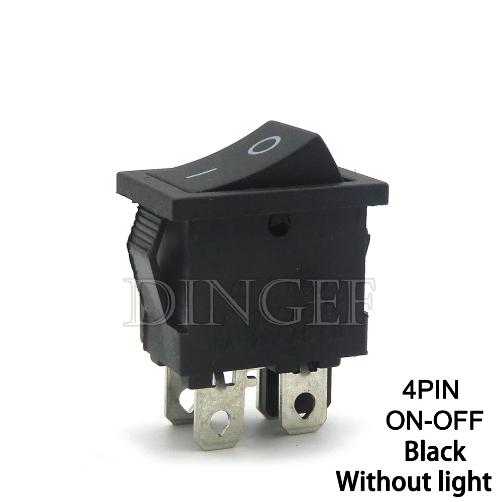 

Переключатели DNIGEF KCD1 15x21 мм 4-контактные с подсветкой
