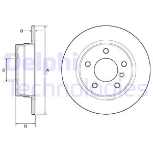 

DELPHI BG2624 DISC BACK 98 3S-E36 (Z4)