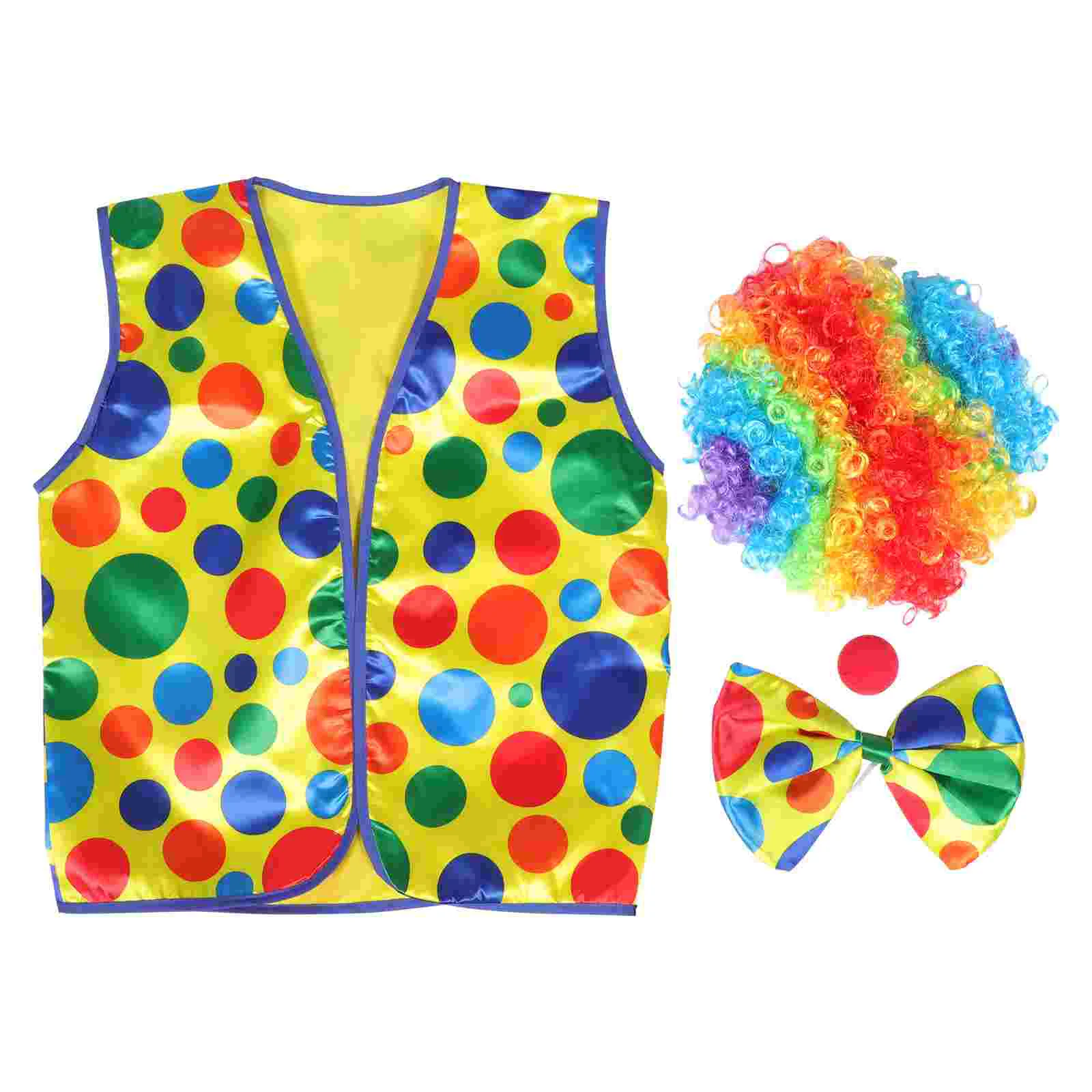 

1 Set Clown Accessories Clown Bow Tie Bow Tie Clown Nose Clown Costume Set