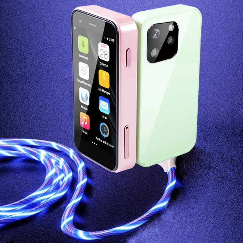 Happyhere H7 small phone 2023 cheap new Mini Android Smartphone GSM WCDMA 3G celulares 1GB+8GB Mobile Phones with free shipping