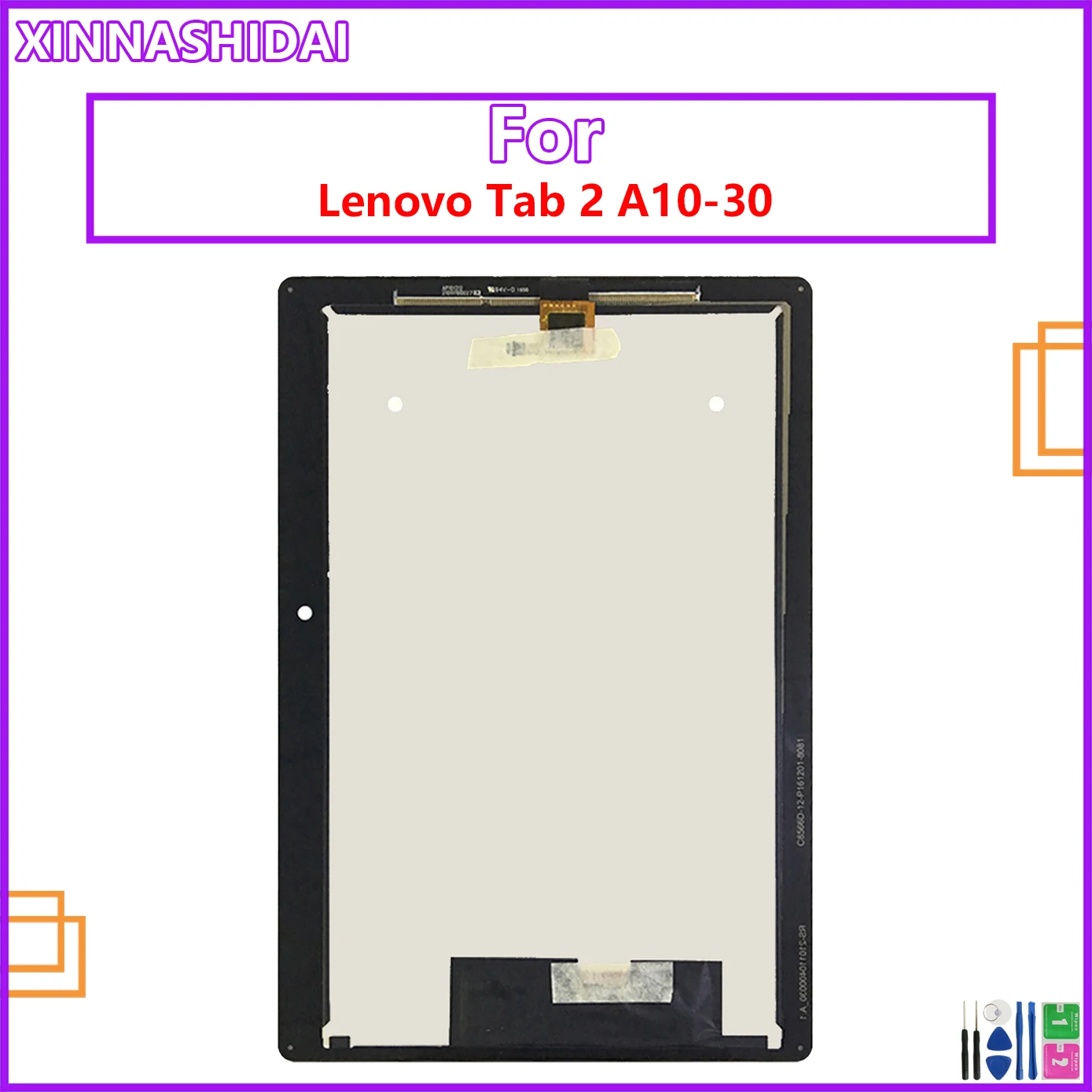 

For Lenovo Tab 2 A10-30 TB X30F TB2 X30L A6500 Touch Screen Digitizer With LCD Display Assembly Replacement