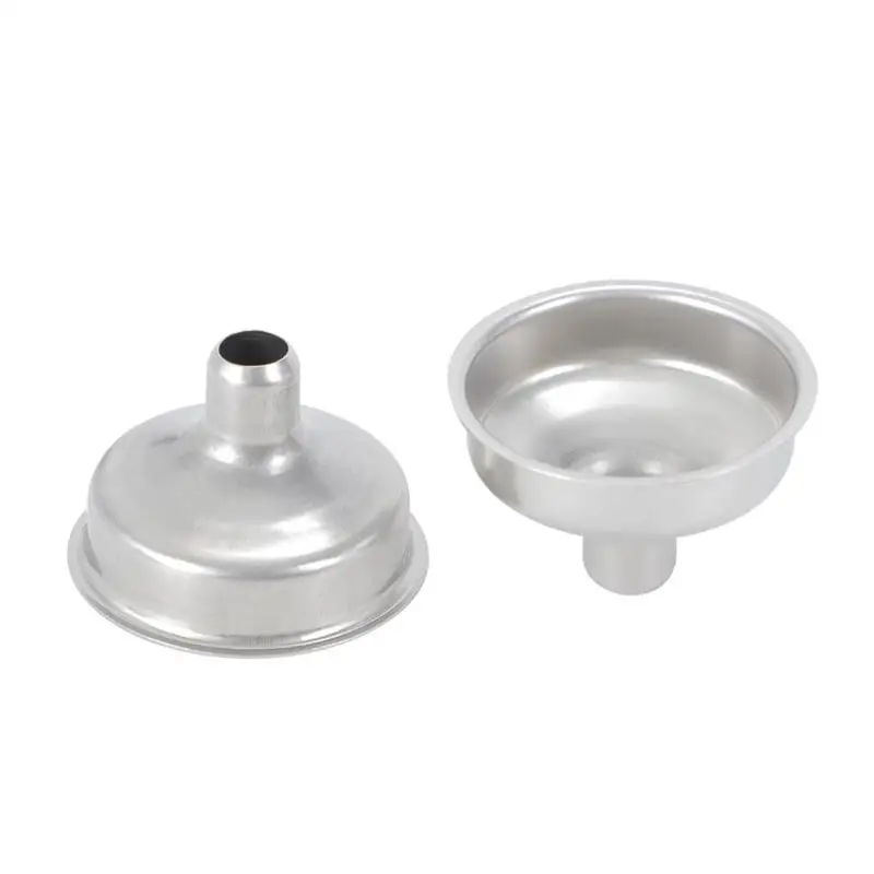 

2 Pcs Stainless Steel Funnels Liquid Mini Funnel Hip Flask Funnels for Hip Bottles Drinking Flask Funnel Flask Filter Funnels