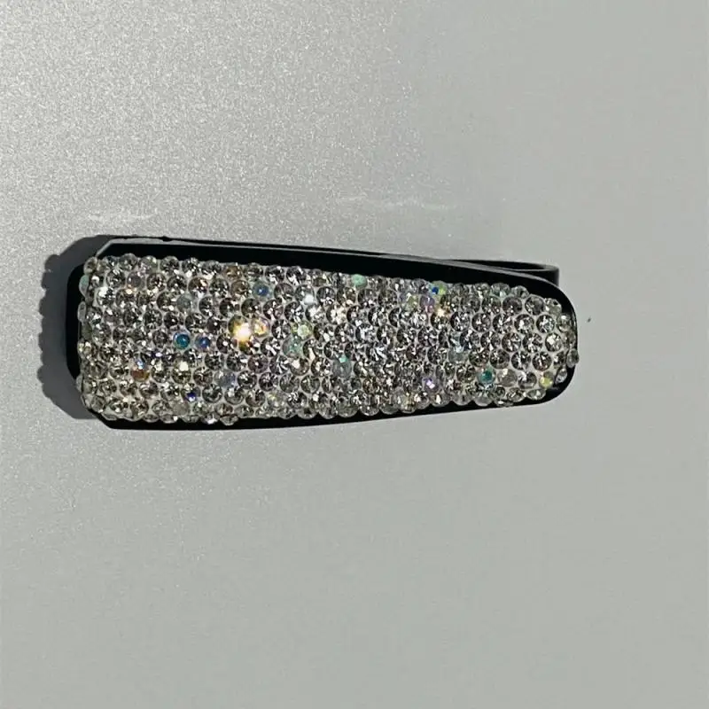 

With Diamond Auto Eyewears Clip Creative Car Glasses Clip Portable Crystal Clip Car Interior Accessories Sunglasses Clip