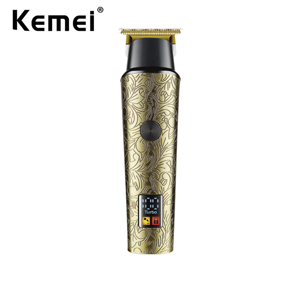 Kemei KM-2185 Беспроводной триммер для волос 0 мм Длина лезвия Регулируемая