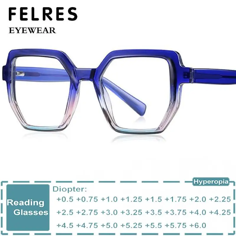 Винтажные квадратные очки Tr90 стильные трендовые женские оптические с защитой от