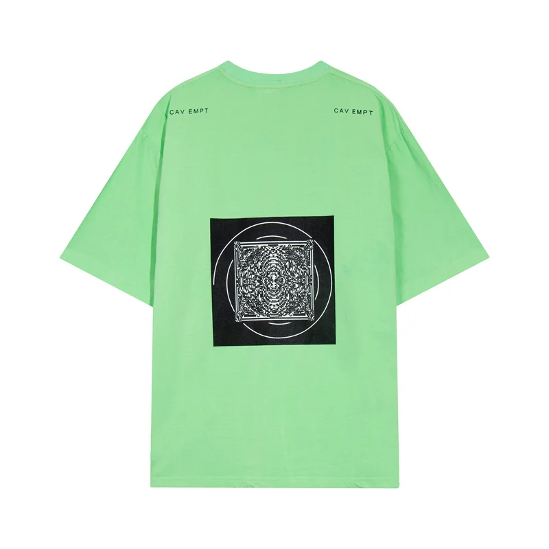 

Летняя Новая Винтажная Футболка Cavempt с принтом высокого качества, стильная, хлопковая, свободная, женская футболка с коротким рукавом