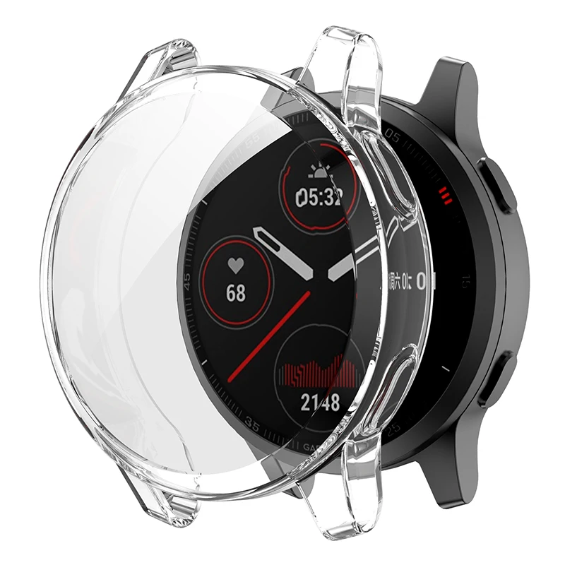 

Perfect Fit for Your Smart Watch TPU Protective Bumper Case and Screen Protector for Garmin Vivoactive 4 and Venu2
